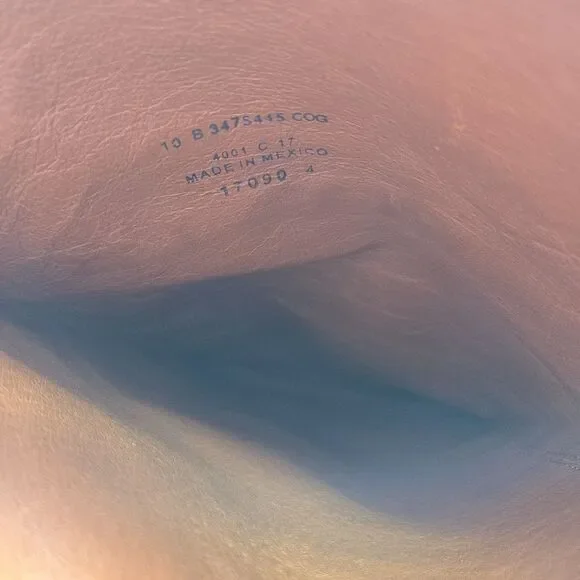 Frye Melissa Seam Riding Boot Cognac Leather Size 10 B 3475445 Riding Boot - Picture 8 of 8